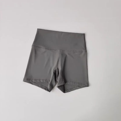 高腰無縫裸感瑜珈短褲