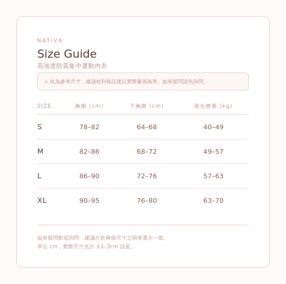 高強度防震集中運動內衣